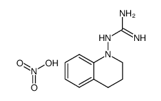 1-(3,4-二氢-1(2H)-喹啉基)胍硝酸盐 结构式
