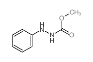 2-苯基肼基甲酸甲酯 结构式