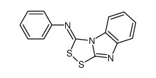 Benzenamine, N-3H-1,2,4-dithiazolo[4,3-a]benzimidazol-3-ylidene- 结构式