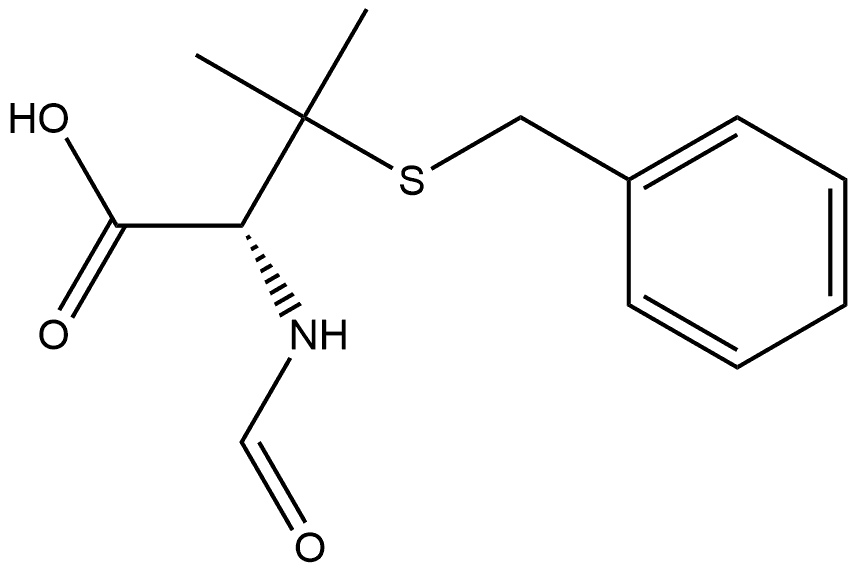 Valine, 3-(benzylthio)-N-formyl-, L- (5CI) 结构式