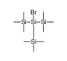 2-溴-1,1,1,3,3,3-六甲基-2-(三甲基硅基)三硅烷 结构式