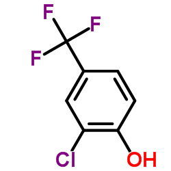 3-氯-4-羟基三氟甲苯 结构式