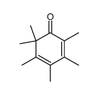 2,3,4,5,6,6-六甲基-2,4-环己二烯-1-酮 结构式