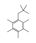 1-(2,2-Dimethylpropyl)-2,3,4,5,6-pentamethylbenzene 结构式