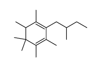 1,3,4,5,5,6-六甲基-2-(2-甲基丁基)-1,3-环己二烯 结构式