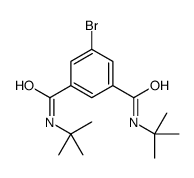 5-溴-N,N'-二叔丁基-1,3-苯二甲酰胺 结构式