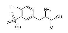 3-磺基酪氨酸 结构式