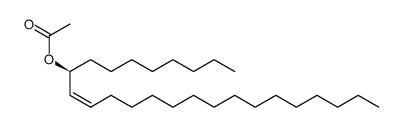 10-Pentacosen-9-ol, 9-acetate, (9S,10Z)- 结构式