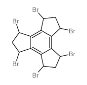 1H-Trindene,1,3,4,6,7,9-hexabromo-2,3,4,5,6,7,8,9-octahydro- 结构式