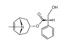 Benzeneacetic acid, α-(hydroxymethyl)-, (3-endo)-8-methyl-8-azabicyclo[3.2.1]oct-6-en-3-yl ester 结构式