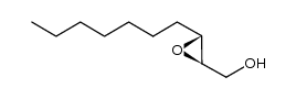 2-Oxiranemethanol, 3-heptyl-, (2R,3R)- 结构式