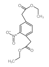 diethyl 2,2'-(2-nitro-1,4-phenylene)diacetate 结构式
