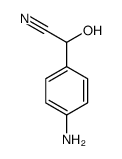 4-氨基-α-羟基苯乙腈 结构式