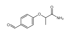 2-(4-Formyl-phenoxy)-propionamide 结构式