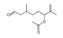 6-乙酰氧基-3,7-二甲基-7-辛烯醛 结构式