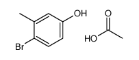 4-溴-3-甲基苯酚乙酸酯 结构式