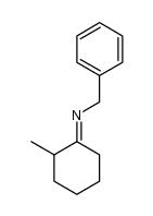 Benzenemethanamine, N-(2-methylcyclohexylidene)- 结构式