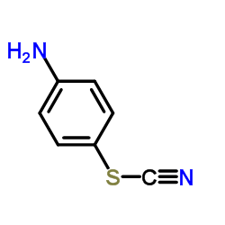 4-硫氰基苯胺 结构式