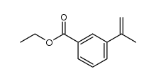 3-异丙烯基苯甲酸乙酯 结构式