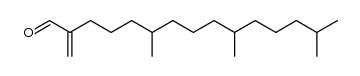 Pentadecanal, 6,10,14-trimethyl-2-methylene-, [R-(R*,R*)]- (9CI) 结构式