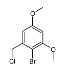 2-溴-1-(氯甲基)-3,5-二甲氧基苯 结构式