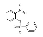 Benzenesulfonothioic acid, S-(2-nitrophenyl) ester 结构式