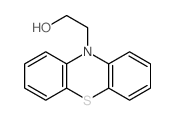 10H-吩噻嗪-10-乙醇 结构式