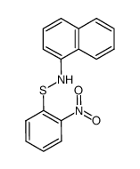 Benzenesulfenamide, N-1-naphthalenyl-2-nitro- 结构式
