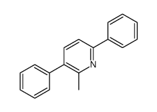 2-甲基-3,6-二苯基吡啶 结构式