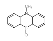 10-甲基吩噻嗪5-氧化物 结构式