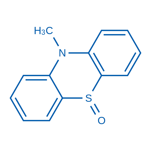 10-甲基-10H-吩噻嗪 5-氧化物 结构式