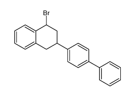 3-[1,1'-联苯]-4-基-1-溴-1,2,3,4-四氢萘 结构式