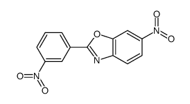 6-硝基-2-(3-硝基苯基)苯并恶唑 结构式