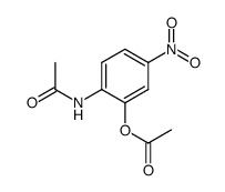 2-(acetylamino)-5-nitrophenyl acetate 结构式