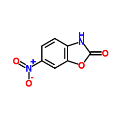 6-硝基苯并恶唑-2(3H)-酮 结构式