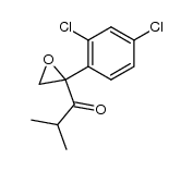 1-Propanone, 1-[3-(2,4-dichlorophenyl)-2-oxiranyl]-2-methyl- 结构式
