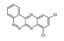 8,10-二氯喹喔啉并[2,3-c]噌啉 结构式