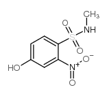 4-羟基-N-甲基-3-硝基苯磺酰胺 结构式