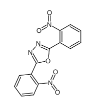 2,5-双(2-硝基苯基)-1,3,4-恶二唑 结构式
