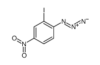 1-叠氮基-2-碘-4-硝基苯 结构式