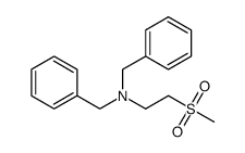 N-[2-(甲磺酰基)乙基]-N-(苯甲基)苯甲胺 结构式