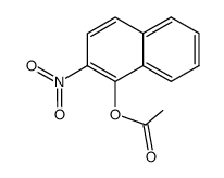 2-硝基-1-萘酚乙酸酯 结构式