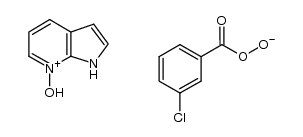 7-羟基-1H-吡咯并[2,3-b]吡啶鎓 3-氯过氧苯甲酸酯 结构式