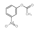 Acetic acid,3-nitrophenyl ester 结构式
