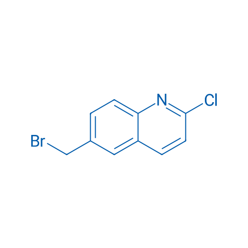 6-(溴甲基)-2-氯喹啉 结构式
