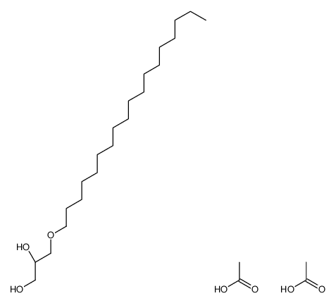1,2-Propanediol, 3-(octadecyloxy)-, diacetate, (2R)- (9CI) 结构式