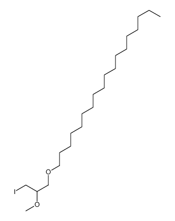 Octadecane, 1-(3-iodo-2-methoxypropoxy)- 结构式