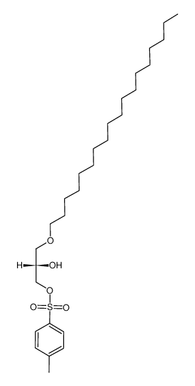 1,2-Propanediol, 3-(octadecyloxy)-, 1-(4-methylbenzenesulfonate), (S)- (9CI) 结构式