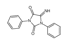 5-亚氨基-1,3-二苯基-2,4-咪唑烷二酮 结构式