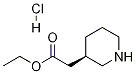 (R)-2-(哌啶-3-基)乙酸乙酯盐酸盐 结构式